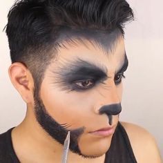 Werewolf Halloween Makeup, Werewolf Makeup, Werewolf Halloween, Haunted Trail, Werewolf Costume, Black Nose, Makeup By, Halloween Costumes Makeup, Fx Makeup