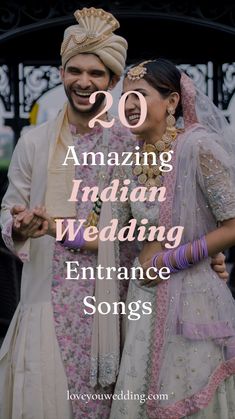 21 Perfect Indian Wedding Entrance Songs. Planning an Indian wedding and need the perfect entrance wedding song? From Bollywood, Hindi, and Desi, we have the best Indian wedding music for your wedding playlist. Click through for the full list! Indian Wedding Songs