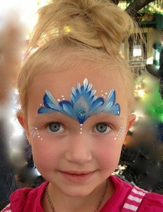 Disney Face Painting, Face Painting Halloween Kids, Frozen Face Paint, Mermaid Face Paint, Princess Face Painting, Winter Face, Christmas Face Painting