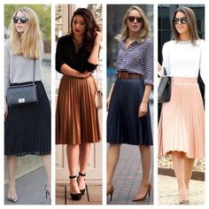 Professional Skirt, Skirt For Work, Midi Skirt Outfit, Rock Outfit, Trendy Skirts, Summer Work Outfits, Work Skirts, Outfit Trends, Professional Fashion