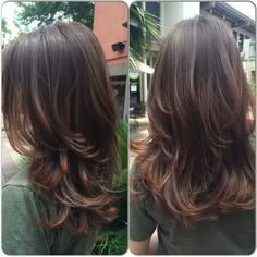 Different Type Of Layers For Hair, Short Layer Haircuts, Long Hair Cuts Side Part, Side Bangstyle Hair Long Layers, Waterfall Layers Haircut Medium Hair, Long Fine Hair With Layers, Medium Layered Haircuts For Thick Hair, Lots Of Layers Medium Hair, Long Length Bob