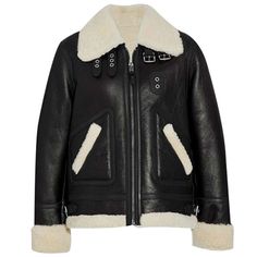 Womens VTG Black Leather B3 Shearling Aviator Jacket Product Description This women's b3 bomber jacket is made up of genuine leather. this soft real leather lining  would keep you warm and comfortable. The jacket is durable .Weather you are going for any casual look this shearling bomber jacket womens should be there i Shearling Aviator Jacket, Shearling Leather Jacket, Aviator Leather Jacket, Shearling Jacket Women, Elegant Jacket, Aviator Jacket, Aviators Women, Aviator Jackets, Genuine Leather Jackets