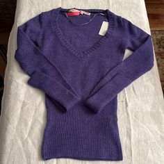 Nwt Purple V-Neck Sweater. Xs 11" Pit To Pit 22" Length Medium 15" Pit To Pit 23" Length Bundle Items For A Discount! Please Note That Many Used Items Are Dry Cleaned/Washed, But All Items Are Stored Prior To Listing - We Recommend Washing All Clothing Items Prior To Use. Any Items Listed Are In Good/Like New Used Condition Unless Otherwise Noted In Description. Fast Shipping! Al2 Forest Outfits, Jennifer Check, Oversized Cream Sweater, Sweater Aesthetic, Tally Weijl, Yellow Knit, Sweater Vest Women, American Eagle Sweater, Grey Knit Sweater