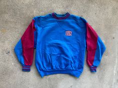 --  Vintage 1990s Nike Force Blue Crewneck Sweatshirt --  Very good overall condition with light wear --  Some light staining on neck --  65/35 poly cotton blend --  Size tag XL, but please see below for measurements --  Thanks for looking, and have a fantastic day! MEASUREMENTS Bust - 26 1/2 inches across; 53 inch chest (fits more like a 51-52) Shoulders - 25 1/2 inches Sleeves - 24 inches Length - 26 3/8 inches