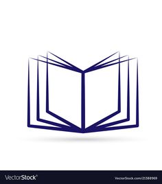 an open book icon on white background