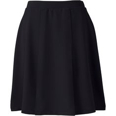 A dressy pleated skirt made from ponté, a soft knit fabric that drapes beautifully. So she looks neat all school day long. Pleated Elastane Skirt For Workwear, Elastane Flowy Skirt For Workwear, Flared Stretch Pleated Skirt, Pleated Stretch Skirt With Pleated Hem, Solid Stretch Pleated Skirt With Pleated Hem, Solid Stretch Pleated Skirt, Solid Pleated Skirt With Stretch, Pleated Elastane Skirt, Workwear Pleated Full Skirt In Solid Color