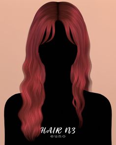 a woman with long red hair standing in front of a pink background and the words wake v3