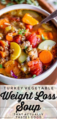 Soup Turkey, Turkey Vegetable Soup, Ground Turkey Recipes Healthy, The Food Charlatan, Food Charlatan, Soup Diet, Ground Turkey Recipes, Easy Soups, Easy Soup Recipes