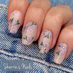 Kutek Disney, Smink Inspiration, Floral Nail Art, Pretty Acrylic Nails, Floral Nails, Nail Art Inspiration, Fancy Nails, Short Acrylic Nails