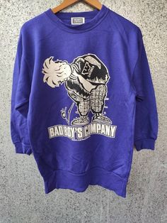 ITEM : Vintage Bad Boys sweatshirt TAG : Bad Boys MEASUREMENT (manual size) : - Width (Armpit to armpit) : 22" Inches - Length (Shoulder to the end of garment) : 28.5" Inches CONDITION : - Condition used item  7\10 Nice design rare item Ref number : 22 When buying vintage clothing (especially t-shirts), always refer to the provided measurements rather than the tag size. SHIPPING: Shipping duration is vary depending on location..all item is ship using by Malaysia National Post or DHL International with tracking and usually will arrive within 10 - 21 days PAYMENT: We accept PayPal only. The item will be sent within 3 days after payment is completed. I will describe as good as possible for my items. Please email me for any question and your telephone numbers for details. Thanks so Much for yo Number 22, Boys Sweatshirts, Nice Design, To The End, Bad Boy, Vintage Clothing, Sweat Shirt, Favorite Outfit, Vintage Outfits