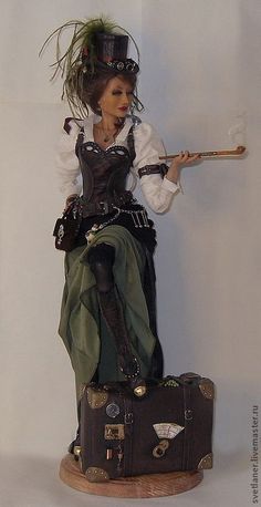 SteamPunk Divas : Photo Steam Girl, Steampunk Women, Style Steampunk, Gothic Dolls, Steampunk Costume, Grunge Look