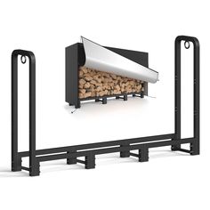 PRICES MAY VARY. 【Sturdy & Stable】: Made of heavy tubular steel construction with a double black powder-coated finish, Optimal Durability, Sturdy, Rustproof, and Weather Fastness 【Adjustable Capacity】: 12.8in or 25.6in or 40.2in x 38in x 10in(L x H x D), just feel free to choose the size you want, Stores up to 1/5 cord of firewood, easily withstand a load of up to 1000 pounds 【Firewood Rack Set】: 1 Firewood Rack, 1 Matching Waterproof Firewood Rack Cover, Perfect combination of suits keeps enoug Firewood Rack Outdoor, Firewood Stand, Fireplace Black, Outdoor Firewood Rack, Firewood Racks, Outside Fire Pits, Fire Wood, Firewood Rack, Firewood Storage