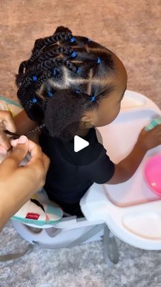 Simple Hairstyle For Children, Rubberband Hairstyle Black Kids, How To Style Natural Hair For Kids, Baby Girls Hairstyles Black, Kids Updo Hairstyles Black, Quick Ponytail Hairstyles For Black Kids, Kid Twist Hairstyles, Hair Styles For Toddlers Black Hair