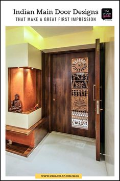 Door Design Modern Indian, Front Door Design Modern, Gate Design Wooden, Wooden Gate Design, Indian Main Door Designs, Main Door Designs, Metal Interior Design, Safety Doors