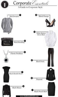 Fashionably Fabulous: Elements of Corporate Style Look Working Girl, Corporate Wardrobe, Work Outfits Frauen, Look Office, Mode Tips, Business Attire Women, Capsule Wardrobe Work, Corporate Attire, Corporate Fashion