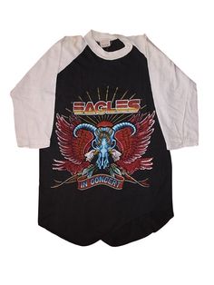 1980年 イーグルス ツアーTシャツに関する解説記事です。 Vintage Rock T Shirts, Vintage Band T Shirts, Vintage Rock, Rock T Shirts, Vintage Band, Vintage Music, Tour T Shirts, Eagles