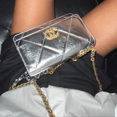 Money Flying, Pink Brunette, Night Luxury, Jen Ceballos, Chanel Vanity, Pretty Mess, Bag Wishlist, Silver Bag, Minimal Photography