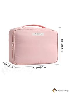 BirdinBag - Travel-friendly Hanging Cosmetic Bag with Zipper, Multi-Function Brushes Storage, Large Capacity Makeup Bag Multifunctional Travel Accessories With Zipper Closure, Multifunctional Travel Bag With Zipper Closure, Portable Travel Bag, Multifunctional Travel Accessories With Zipper For Daily Use, Functional Rectangular Cosmetic Storage With Zipper, Functional Rectangular Cosmetic And Toiletry Storage With Zipper, Versatile Large Capacity Travel Cosmetic Storage, Large Capacity Rectangular Travel Cosmetic Storage, Multifunctional Solid Bag With Zipper Closure