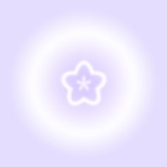 an image of a white flower in the middle of a purple circle with light coming from it