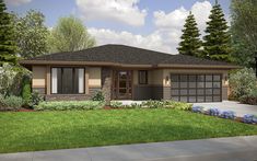 this is an artist's rendering of a home in the suburbs of edmonton, canada