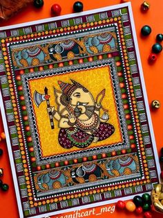 Manjusha Art, Heritage Painting, Mithila Painting, Indian Traditional Paintings, Vivekananda Quotes, Mughal Art Paintings