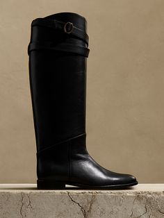 Cheval Leather Riding Boot | Banana Republic 2023 Wardrobe, Equine Fashion, High Arches, Black Leather Riding Boots, Fall Wardrobe Essentials, Womens Riding Boots, Equestrian Boots, Black Riding Boots, Outfit Shop