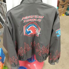 Matco Tools Embroidered 30th Anniversary Nhra Flame Racing Jacket. True To Size, Worn A Few Time Matco Tools, Racing Jacket, 30th Anniversary, Shirt Jacket, Mens Jackets, Jackets & Coats, Man Shop, Tools, Grey