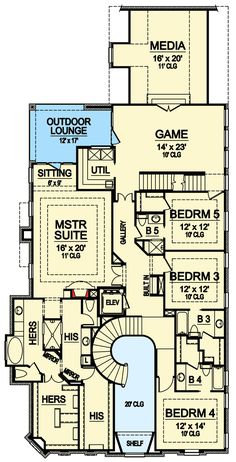 the first floor plan for this house