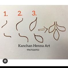 the logo for kanncha henna art is shown in orange and black on a white background