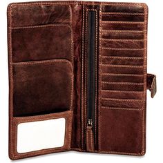 FREE GROUND SHIPPING & FREE MONOGRAMMING! HAND-STAINED BUFFALO LEATHER Perfect for your travels, this wallet will keep everything that you need close at hand. With plenty of pockets for organization, there's a place for your passport, boarding passes, credit cards, debit cards, gift cards, membership cards, medical/auto insurance cards, hunting/fishing license, check book, international driver's license, and your photo ID. With RFID protection, it's designed for the traveler that appreciates Travel Rectangular Wallet With Pockets, Rectangular Travel Wallet With Pockets, Leather Travel Wallet With Pockets, Bifold Travel Bags With Coin Pocket, Leather Iphone Wallet, Crochet Wallet, Check Book, Simple Wallet, Boarding Passes