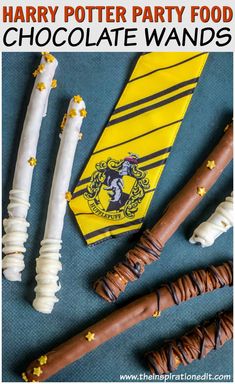 harry potter party food chocolate wands