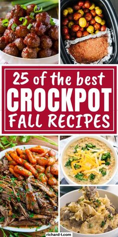 25 of the best crockpot fall recipes