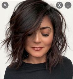 Haircut Thick Hair, Short Textured Hair, Long Bob Haircuts, Lob Haircut, Long Bob Hairstyles, Trending Hairstyles, Bob Haircuts, Hair And Makeup