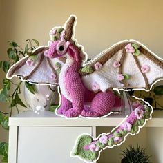 Craft Ideas Sewing, Crochet Flower Animal, Mythical Crochet Pattern, Crochet Shiesty, Crochet Mythical Creatures, Free Crochet Dragon Pattern, Crochet Patterns Dragon, Free Dragon Crochet Pattern, Crochet Patterns Tutorial