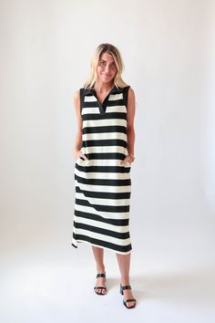 Collared Midi Stripe Dress Maxi Romper, Stripe Dress, Collar Designs, Short Sleeve Bodysuit, New Tops, British Indian, Stunning Dresses, Stripe Print, Striped Dress