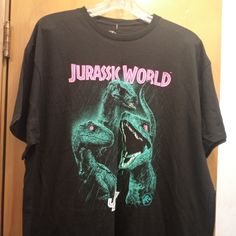 New With Tag Short Sleeve Black Xl Very Good Condition Men's Women's Unisex Please View All Pictures Please View My Other Listings, Thanks ! Bundle To Save On Shipping Costs ! Jurassic World Shirt, Jurassic World Raptors, Jurassic World, Tee Shirts, Mens Shirts, Man Shop, Tags, T Shirt, Black