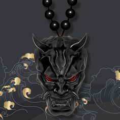 Release Your Rage HANNYA 般若 is a Japanese demon embodying vengeance and rage. After the betrayal, reborn as a Hannya demon that will seek revenge at any cost. 👹 2 x 2.7 cm Hannya Mask Pendant 👹 Tough Black Adjustable Beaded Necklace 👹 Handcrafted Black Onyx Beads 👹 Pendant is Made from Premium Onyx We Offer Worldwide FREE Shipping For All Orders Order processing takes 2-5 business days and shipping takes around 5-12 business days. However, depending on your location, customs, and availabilit Japanese Accessories, Japanese Demon, Hannya Mask, Mask Necklace, Beads Pendant, Japanese Street Fashion, Onyx Bead, Handcrafted Necklace, Evil Spirits