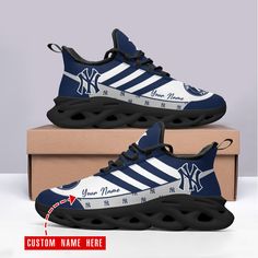 New York Yankees Personalized Yezy Running Sneakers Bb381 Easy 30 day return policy Sneakers 2024, Football Game Outfit, Light Blue Shirts, Hot Sneakers, Trendy Sneakers, Gaming Clothes, Football Games, Heels Shoes, Running Sneakers