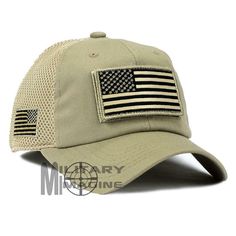 USA American Flag Hat Khaki Detachable Patch Micro Mesh Tactical Cap Bulk Savings: Buy1 $13.99/ea, Buy2 $13.57/ea, Buy3 $13.29/ea, Buy4 $12.59/ea. " Best Offer is for if you Buy More 5pcs." "if Best Offer send for 4 Or less be Counter Offer to $13.50/ea." HURRY! ONLY A FEW LEFT! FAST SHIPPING FROM USA! ***LIMITED SUPPLY AVAILABLE*** Tactical Operator USA Flag Hat w/ Removable Patch Available in Khaki and Black in the dropdown menu! This versatile hat is essential for showing your support to law Military Style Khaki Baseball Cap For Outdoor, Khaki Military Baseball Cap For Outdoor, Khaki Military Style Baseball Cap For Outdoor, Military Style Baseball Cap For Outdoor, Adjustable Khaki Military Trucker Hat, Military Style Baseball Cap For Outdoor Activities, Military Style Khaki Baseball Cap For Outdoor Activities, Khaki Military Hats For Streetwear, Military Style Hat For Streetwear