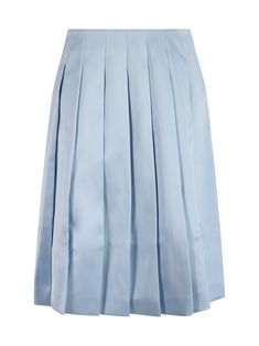 100% Pe Satin Pattern, Wang Dress, New Bottega, Monochrome Pattern, Chic Party, Satin Midi Skirt, Italian Outfits, Pleats Please Issey Miyake, Blue Satin