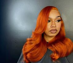 Makeup Morphe, Peekaboo Hair, Hair Laid, Auburn Hair, Middle Part