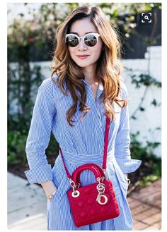 Lady Dior Outfit, Lady Dior Bag Outfit, Dior Bag Outfit, Red Bag Outfit, Lady Dior Mini, Dior Outfit, Mini Lady Dior, Fashion Blogger Outfit, Bag Outfit