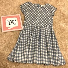 Girls Copper Key Gingham Dress Size 5. New With Tags In Excellent Condition. Spring Blue Plaid Cotton Dress, Cute Gingham Dress With Short Sleeves, Cute Short Sleeve Gingham Dress, Preppy Short Sleeve Dress For Picnic, Preppy Plaid Cotton Dress, Playful Gingham Dress With Short Sleeves, Playful Short Sleeve Gingham Dress, Preppy Cotton Dress For Picnic, Cute Short Sleeve Cotton Plaid Dress