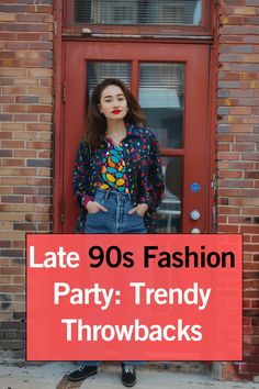 Relive the late 90s with these trendy party outfit ideas! Think slip dresses, chunky shoes, and metallic fabrics. These fashion staples will make you the highlight of any late 90s-themed event. Get ready to dance the night away in style Most Iconic 90s Looks, 90s Fashion Ideas, 90's Prom, Late 90s Fashion, Women's 90s Outfits, Iconic 90s Outfits, Decades Day Outfits, Dress 90s Style, 90s Theme Party Outfit