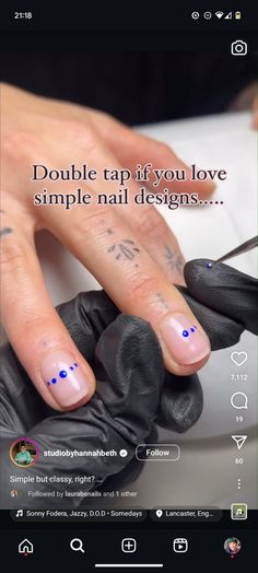 Simple Nail Designs, Simple Nails, Nail Designs, Design