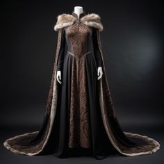 Winterfell Dress, Witchy Dresses, Outfits For The Cold, Game Of Thrones Outfits, Rose Costume, Gala Fashion, Old Fashion Dresses