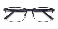 Black rectangle eyeglasses available in variety of colors to match any outfit. These stylish full-rim, medium sized metal eyeglasses include free single-vision prescription lenses, a case and a cleaning cloth. Metal Eyeglasses, Rectangle Eyeglasses, Black Rectangle, Carbon Black, Reading Glasses, Prescription Lenses, Cleaning Cloth, Black Metal, Black Frame