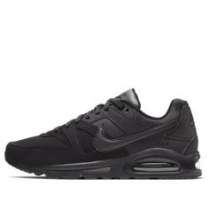 Air Max Command Leather ' Black Marathon Running Shoes/Sneakers Nike Air Max Command, Air Max 90 Premium, Sneakers Nike Air Max, Orange Camo, Air Max 98, Gucci Outfits, Marathon Running Shoes, Sports Sneakers, Mens Nike Air