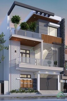 this is an image of a two story house