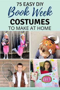 the ultimate diy book week costume ideas for kids to make at home and play with